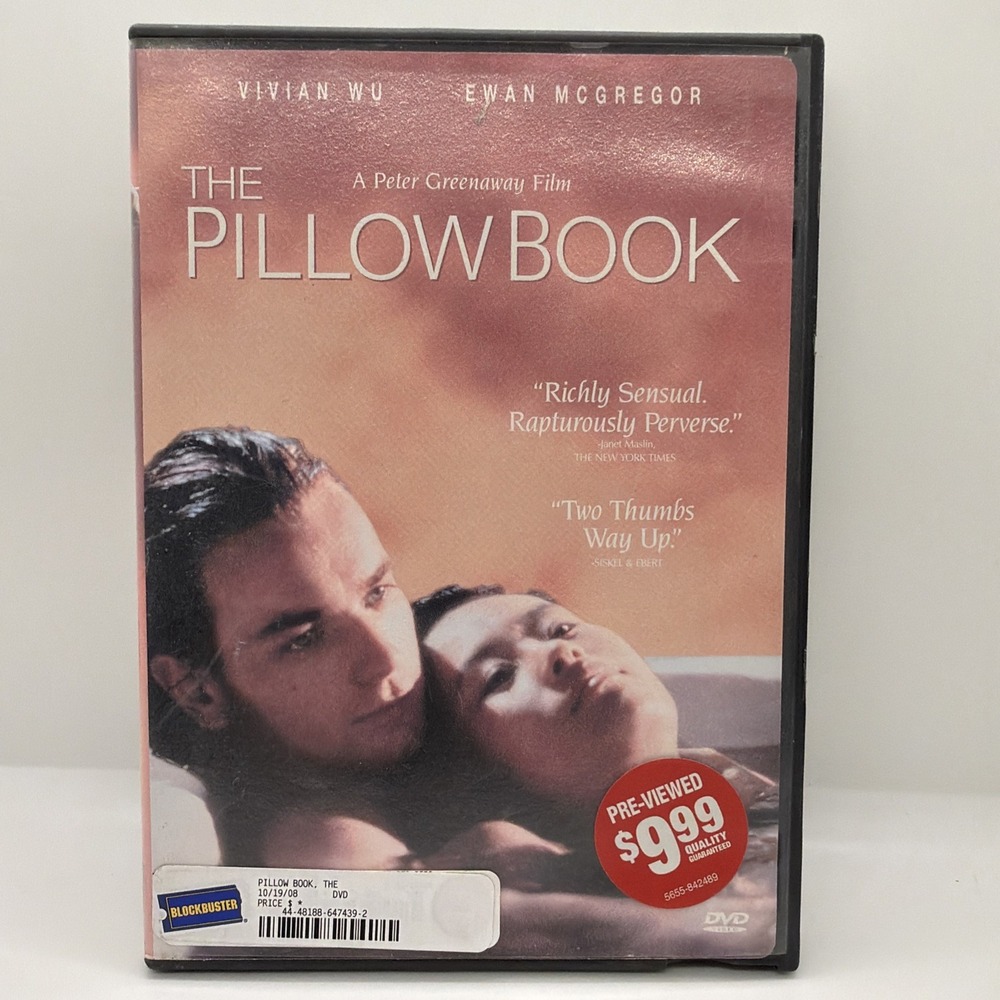 The Pillow Book (DVD, 1998) Vivian Wu Ewan McGregor Peter Greenaway